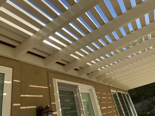 Alumawood lattice patio cover in Agoura Hills Ca