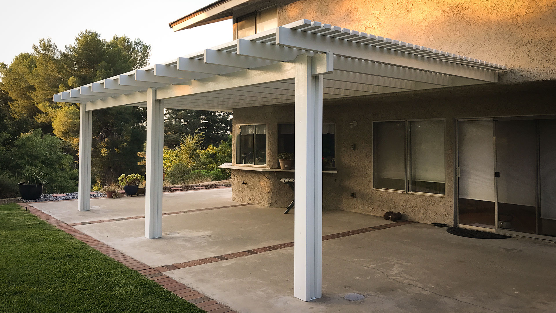 Simi Valley Alumawood Lattice Patio Covers - patiocoverssimivalley.com